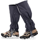 Lixada Waterproof Outdoor Hiking Gaiters Leg Warmers for Mountain Biking, Climbing, Hiking, Outdoor Activities Protection Against Snow Rain Mud Wind Black