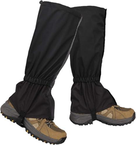 La Nago Waterproof Outdoor Gaiters Durable and Adjustable Footwear Hiking Gaiters Snow Boots Gaiter for Mountain Biking, Climbing, Hiking, Outdoor Activities Protection Against Snow Rain Mud Wind