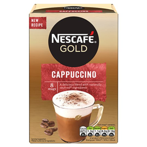 Nescafe Gold Cappuccino 8 Sachets 124G