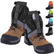Tyuodna Waterproof Low Ankle Gaiters for Hiking, Breathable Snow Boot Gaiters with Storage Bag for Walking, Prevent Sand Protective Low Gaiters Ankle Walking Gaiters for Men & Women (Grey)