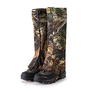 LHNT Waterproof Leg Gaiters Outdoor Camo Legging Gaiters Breathable Snow Hunting Leg Gaiters for Hunting, Camping, Hiking, Climbing
