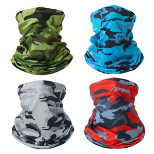 KEYRI 4 Pcs Bandana Neck Warmer Ski Snood for Men Women Multifunctional Headwear Scarf Face Mask Elastic Neck Gaiters Windproof UV Resistence Headband Snood for Outdoor Sport Hiking Cycling (Colorful)