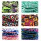 FAYBOX BRIDAL Unisex Neck Gaiter, Elasticated Multifunctional Sports Headband, Seamless Bandana, UV-Resistant Scarf from the Boho Range