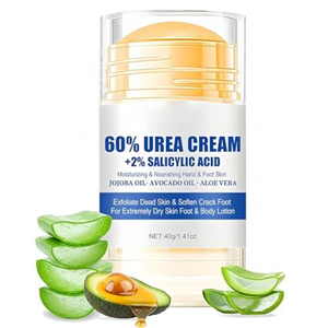 Urea Cream 60% for Feet & Dry Cracked Skin, Urea Foot Cream, Moisturizing Foot & Hand Balm, Repairing Creams for Heels, Knees, Elbows & Hands
