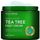 New York Biology Tea Tree Oil Foot Cream for Dry Cracked Feet, Athletes Foot, Nail Fungus, Jock Itch, Ringworm, Cracked Heels and Itchy Skin – Pain Relieving Foot Cream - 226 g
