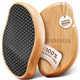 BAMBUA Foot File - (100% Anti-Callus Effect) Pedicure Foot Files for Hard Skin Remover Foot Scrub - Effective Foot Scraper - Callus Remover for Feet - Pumice Stone for Feet - Foot Scrubber (Black)