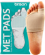 Metatarsal Pads for Women and Men Ball of Foot Cushion - Gel Sleeves Cushions Pad - Fabric Soft Socks for Supports Feet Pain Relief (Beige) Medium
