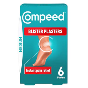 Compeed Medium Size Blister Plasters, Pack of 6