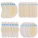 24 Pcs Blister Gel Guard Invisible Blister Plasters Bandages Waterproof Blister Protector Feet Blister Cushion Plaster for Fingers Toes Forefoot Heel Protector and Guard Skin (4 * 6P)