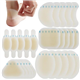 25 Pack Blister Plasters for Feet, Blister Bandages Invisible Hydrocolloid Blister Cushion Pads Gel Blister Guard Pads Waterproof for Heel, Toe, Guard Skin, Faster Healing Wound (Multiple)