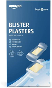 Amazon Basic Care Blister Plasters (Pack of 20)