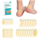 28 Pieces Blister Plasters - Invisible Hydrocolloid Gel Bandages for Heel, Foot, and Toe - Waterproof Blister Cushion Pads for Skin Protection and Fast Healing