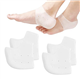 Silicone Heel Protectors - 4pcs Soft Gel Blister Prevention, Heel Cups & Ankle Protectors for Plantar Fasciitis Relief, Comfortable & Durable Shoe Heel Socks for Men and Women
