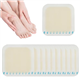 10 Pieces Blister Plasters Invisible Gel Blister Bandages Blister Cushion Pad Sterile Hydrocolloid Adhesive Wound Dressing for Heel Foot Toe and Guard Skin, 5cm x 5cm