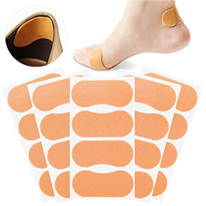 40 Pcs Moleskin for Feet, Blister Plasters Bandages Invisible Waterproof Adhesive Foam Blister Prevention Patches for Heel Foot Toe Chafing Blister Prevention