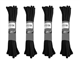 IMTY 210 CM Long 82" Black Round Laces (x4 Pairs) Long Boot Replacement Shoe Laces Strong Durable Work Hiking Laces (x4 Pairs)