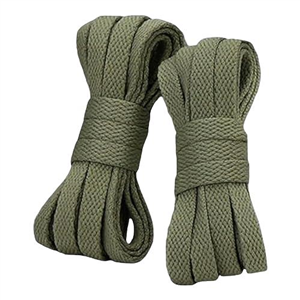 Danraw Stores [PAIR] 120cm 0.8mm Flat Shoe laces, Soft Trainer Lace, Sneaker Lace, Polyester,Sports, Casual, Hiking, Mountaineering, Walking, Running… (Army Green, 120cm)