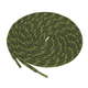 sourcing map 3 Pairs Core Non-slip Wear-resistant Round Shoelaces for Hiking Walking Shoes Army Green Yellow 120cm / 47.24"