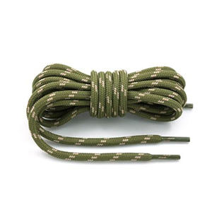 OWITER 2 Pairs Boot Laces 120cm Heavy Duty Boot Laces for Working Boots,Timberland Boot Laces Men,Work Boot Laces Heavy Duty (Army green khaki, One Size)