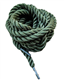 Fat-catz-copy-catz 1x Pair Unisex Army Green Chunky Cotton Thick Rope Cord Shoe, Sneaker, Trainer Fashion Laces - 150cm Length 7mm Width