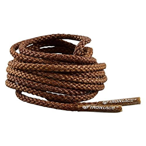 IRONLACE Unbreakable Boot & Shoe Laces - Brown - 45 Inches - 114 cm