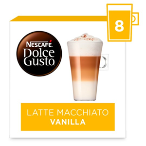 Nescafe Dolce Gusto Vanilla Latte Macchiato 16 Capsules 153.6G