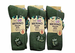 2 Pairs Mens Merino Military Wool Warm Long Thick Thermal Hiking Walking Army Combat 2.8 Tog Size 6-11 Rozgul­®