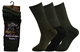ZRWASKA® Mens Chunky Socks Military Army Combat Patrol Thermal Sock Hiking Walking Hunting Boots Work warm Thick Size UK 6-11 (3 Pairs Pack)