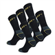 Caterpillar Men's Real Work Socks, Black, 46-50