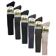 6 Pack Mens Military Socks - 6 Asst Colours