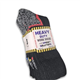Mr. Gadget Solution® Heavy Duty Work Socks 3 Pairs of Men’s Robust Steel Toe Boot Sock Extra Thick with Enhanced Padding for Comfort UK 6-11
