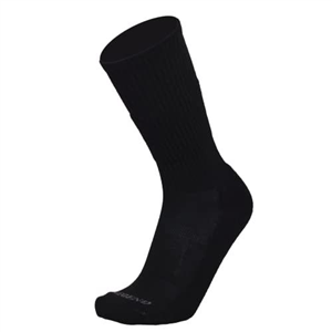 LEGEND Compression Tactical Socks, Merino Wool All-Weather Boot Socks, Mid-Calf Military Socks for Men and Women, Black, Medium