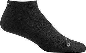 Darn Tough Tactical No Show Cushion Sock - Black Large
