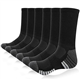 RUIXUE Mens Thermal Socks Thick Warm Winter Socks, Breathable Walking Crew Sock Outdoor Multi Performance Sock for Hiking Trekking Running (5 Pairs/6 Pairs)