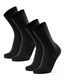DANISH ENDURANCE Merino Wool Hiking Liner Walking Socks, Blister Socks, Thermal, Breathable, for Men and Women, Unisex 2- Pack, Black, 9-12