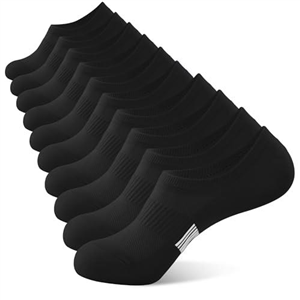 BUDERMMY Trainer Socks for Womens No Show Ankle Socks Invisible Non Slip Ladies Cotton Sports socks Low Cut Casual Socks Women 5 Pairs (UK, Numeric, 6, 8, Regular, Regular, Black)