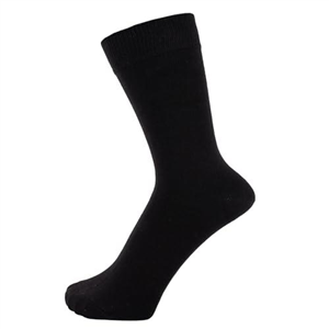 ZAKIRA Finest Combed Cotton Dress Socks in Plain Colours for Men, Women, 6-10 (UK), Black