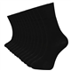 Bonjour Mens Socks (12 pairs) Cotton Rich, Comfortable, Breathable, Designer Mens Socks (Black)