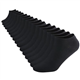 DarkCom 8 Pairs Ladies Trainer Socks, Ankle Sport Socks Women, Short Stretchy Sneaker, Black 4-7