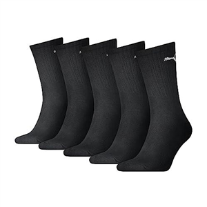 PUMA Unisex Crew Sock, Black, 9-11 UK