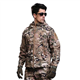 Kelmon Men's Softshell Jacket Warm Fleece Waterproof Military Tactical Jacket Outdoor Windproof Functional Jacket with Multiple Pockets Hood Jackets Hunting Hiking