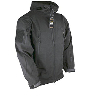 Kombat UK Men's Patriot Soft Shell Jacket - Black, Large
