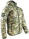 Kombat Army Xenon Reversible Puffer Jacket Hooded Coat Camo BTP Green New (Medium)