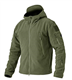 EKLENTSON Mens Windbreaker Jackets Army Hoodies Fleece Outdoor Camping Hiking Jacket Winter Coat Zip Pocket Army Green,M