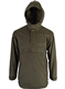 JACK PYKE Galbraith Mens Smock Waterproof Windproof Hooded Jacket, Silent Outdoor Hunting Pullover, Adjustable Cuffs & Waist, Multi Zip Pockets for Walking, Shooting, Hiking - Green Large