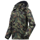 ANAYSN Men's Rain Jacket with Hood Waterproof Lightweight Jacket and Zip Pockets Raincoat for Outdoor Camping Hiking, Camouflage, XL