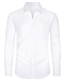 J.VER Men's White Long Sleeve Shirts 4-Way Stretch Wrinkle Free Formal Dress Shirt Business Casual Wedding Work Button Down Shirts with Pocket L