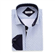 Alex Vando Mens Printed Dress Shirts Long Sleeve Regular Fit Button Down Shirt,Green,L