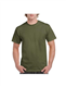 Heavy Cotton 100% Cotton Tshirt (G500), Military Green, X-Large