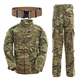QMFIVE Tactical Suit, Men’s Camouflage Camo Combat BDU Jacket Shirt & Trousers Uniform War Game Army Military Paintball Airsoft Hunting Shooting Camo